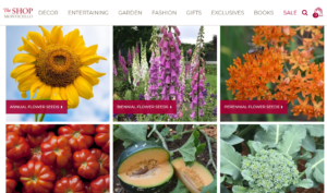 screenshot of Thomas Jefferson Center for Historic Plants website